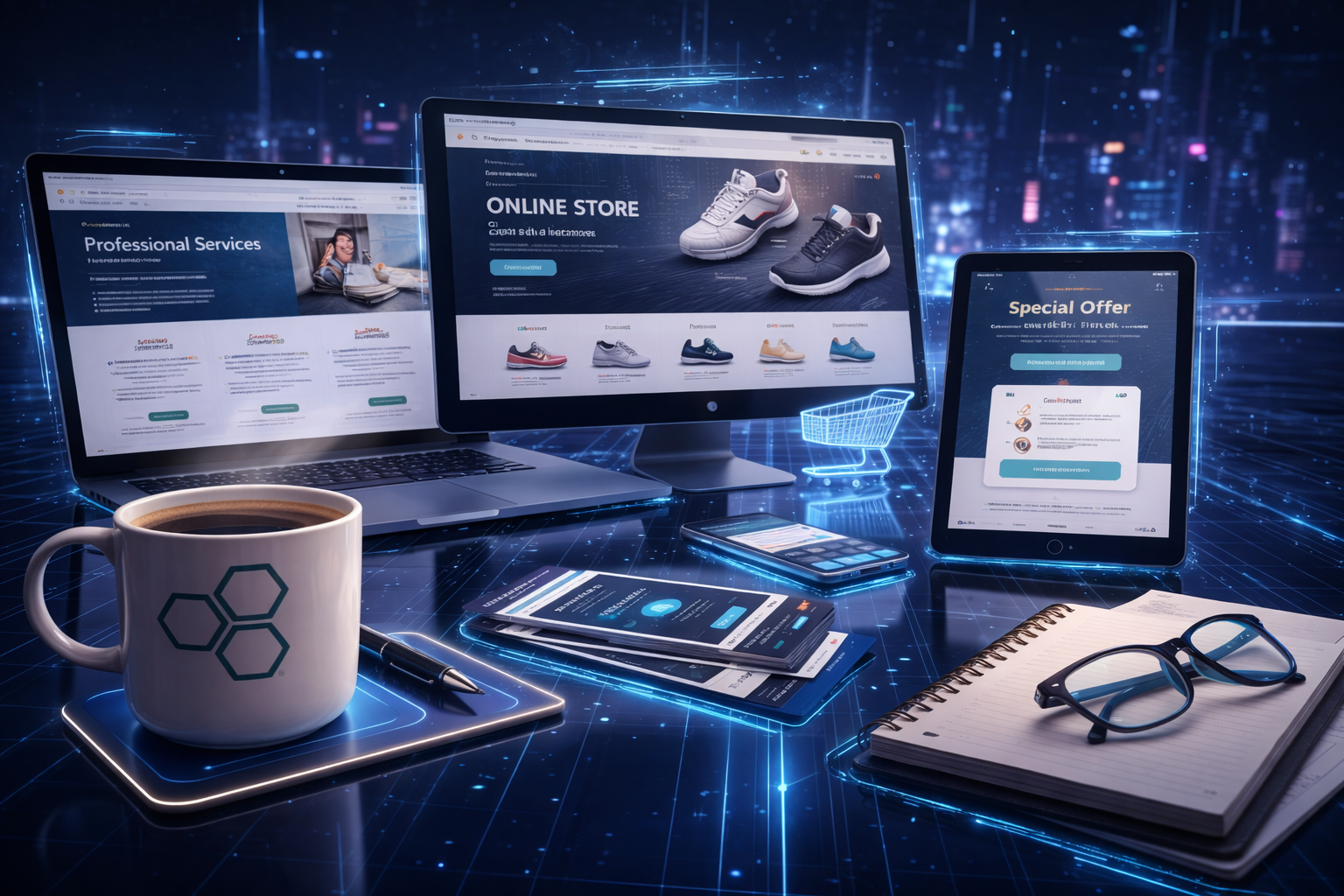 Website de prezentare vs magazin online vs landing page